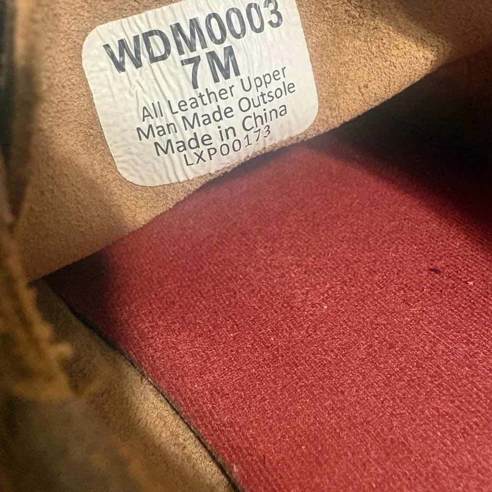 Twisted X Men’s Boat Shoe Driving Mocs in Bomber brown leather Size 7